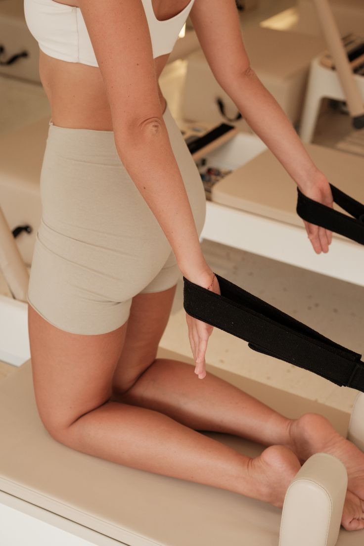 Detalle de straps del reformer